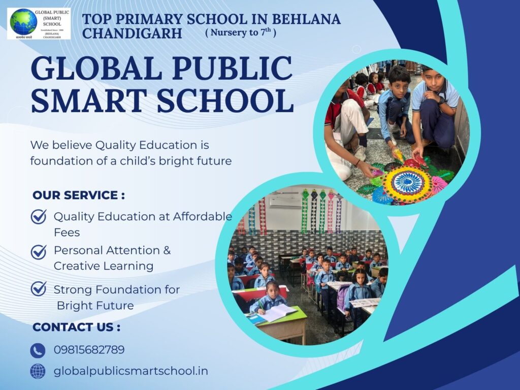 Primary school in Behlana, Chandigarh